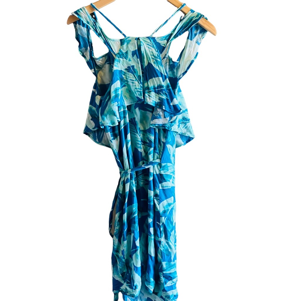 ⭐️ Gianni Bini Amy Palm Print Wrap Dress - Picture 4 of 7
